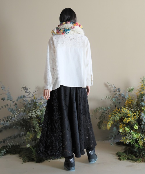 bedsidedrama（ベットサイドドラマ）の「Secret Garden Culottes（その他パンツ・レディース・ブラック/ホワイト・1）」の9枚目の写真