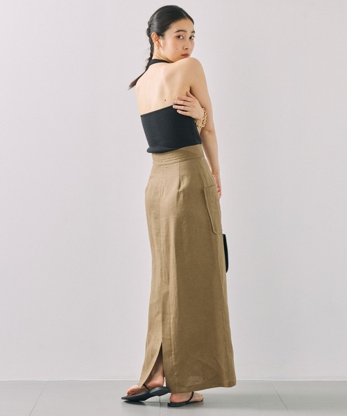 BABYLONE（バビロン）の「パット付きホルターネックタンク（タンクトップ・レディース・ブラック/オフホワイト・フリー）」の19枚目の写真