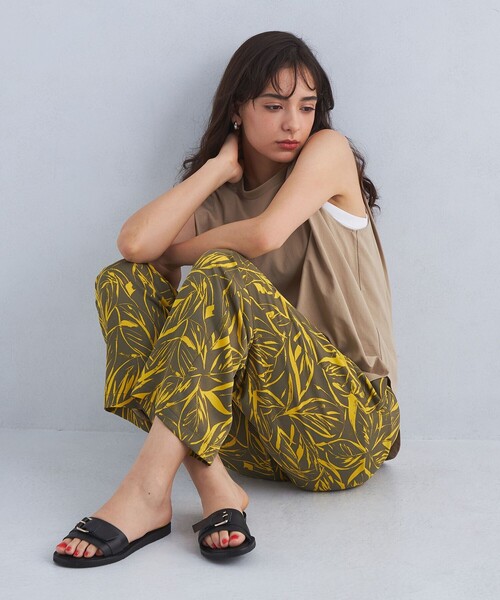 green label relaxing（グリーンレーベルリラクシング）の「【別注】＜LARTIGIANO DEL CUOIO＞フラットサンダル（サンダル・レディース・ブラック/ダークブラウン・36/37/38）」の4枚目の写真