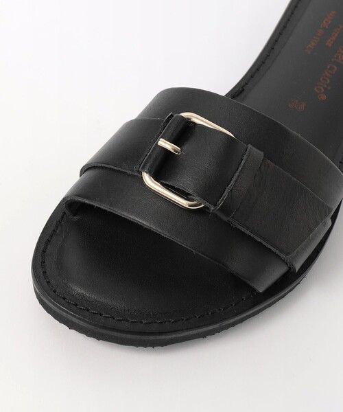 green label relaxing（グリーンレーベルリラクシング）の「【別注】＜LARTIGIANO DEL CUOIO＞フラットサンダル（サンダル・レディース・ブラック/ダークブラウン・36/37/38）」の15枚目の写真