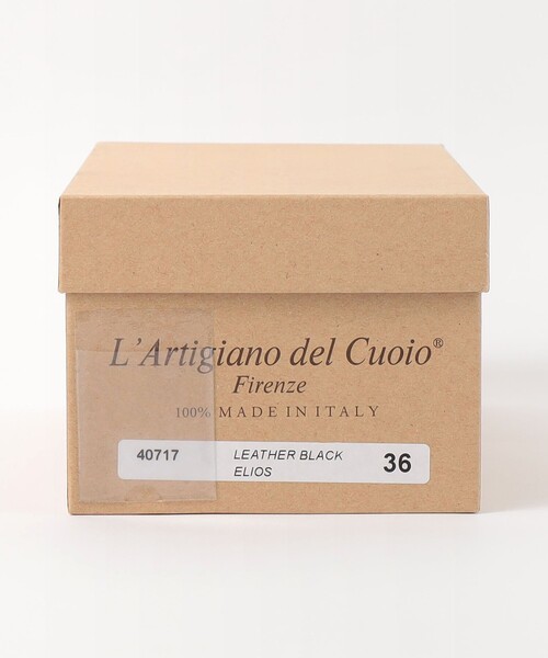 green label relaxing（グリーンレーベルリラクシング）の「【別注】＜LARTIGIANO DEL CUOIO＞フラットサンダル（サンダル・レディース・ブラック/ダークブラウン・36/37/38）」の18枚目の写真