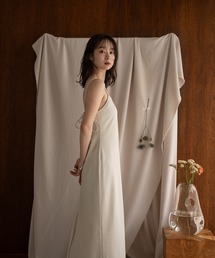 Chloe ベルベット ボウディテール ミディドレス リボン ワンピース ガール GIRL 【2WAY 着回しを楽しめる】リボン付きレース×ドット