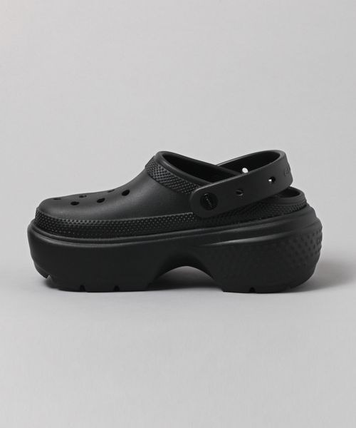 JEANASIS（ジーナシス）の「【crocs】ストンプ クロッグ/127572（サンダル・レディース・ホワイト/ブラック・LARGE/MEDIUM）」の3枚目の写真