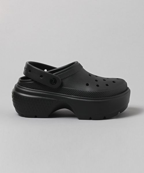 JEANASIS（ジーナシス）の「【crocs】ストンプ クロッグ/127572（サンダル・レディース・ホワイト/ブラック・LARGE/MEDIUM）」の4枚目の写真