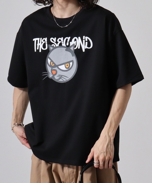 FUNALIVE(ファンアライブ)の「ヘビーウェイト ワイド ロゴ Tシャツ 半袖(Tシャツ/カットソー・メンズ・ホワイト系1/ベージュ系1/オフホワイト/ライトピンク/エメラルド/サックスブルー/ブラック/グリーン系1/ピンク系1/ベージュ/ブラック系1/サックスブルー系1・L/LL/M)」の5枚目の写真