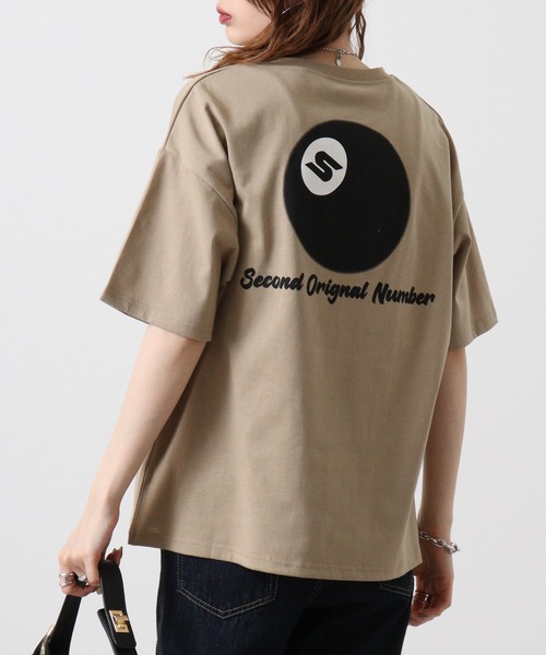 FUNALIVE(ファンアライブ)の「ヘビーウェイト ワイド ロゴ Tシャツ 半袖(Tシャツ/カットソー・メンズ・ホワイト系1/ベージュ系1/オフホワイト/ライトピンク/エメラルド/サックスブルー/ブラック/グリーン系1/ピンク系1/ベージュ/ブラック系1/サックスブルー系1・L/LL/M)」の1枚目の写真