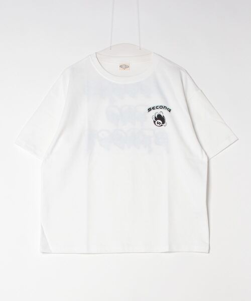 FUNALIVE(ファンアライブ)の「ヘビーウェイト ワイド ロゴ Tシャツ 半袖(Tシャツ/カットソー・メンズ・ホワイト系1/ベージュ系1/オフホワイト/ライトピンク/エメラルド/サックスブルー/ブラック/グリーン系1/ピンク系1/ベージュ/ブラック系1/サックスブルー系1・L/LL/M)」の19枚目の写真