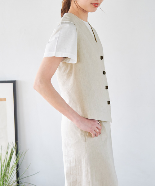 新品未使用！Spick and Span Vis/Li ジレ Spick & Span（スピックアンドスパン）の「Vis/Li ジレ（ベスト