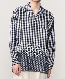 monitaly プルオーバーシャツ monitaly プルオーバーシャツ Hatsunex × MERI MAENO オーバー