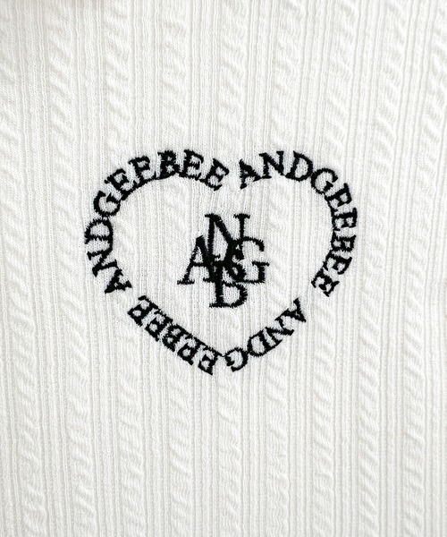 ANDGEEBEE（アンジービー）の「ダブルジップケーブルトップス（その他トップス・レディース・アイボリー/チャコールグレー・FREE）」の18枚目の写真