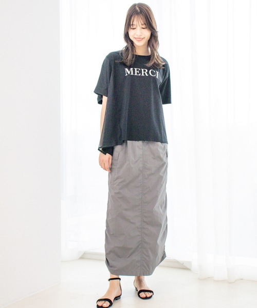 Jayro(ジャイロ)の「裏メッシュスピンドルカーゴスカート(スカート・レディース・グレー系その他/ブラック/ダークブラウン/グレー・M)」の13枚目の写真