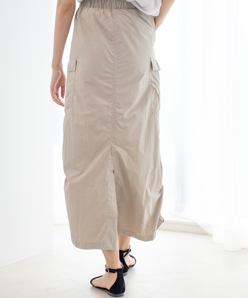 Jayro(ジャイロ)の「裏メッシュスピンドルカーゴスカート(スカート・レディース・グレー系その他/ブラック/ダークブラウン/グレー・M)」の9枚目の写真