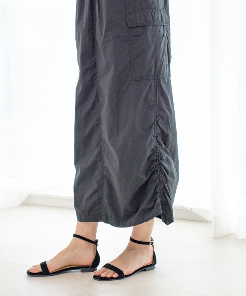 Jayro(ジャイロ)の「裏メッシュスピンドルカーゴスカート(スカート・レディース・グレー系その他/ブラック/ダークブラウン/グレー・M)」の17枚目の写真