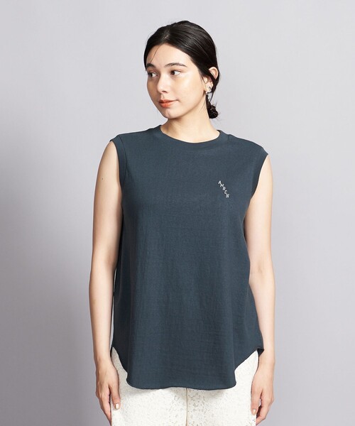 AMERICANA(アメリカーナ)の「<Americana>ラウンドヘム タンクトップ(Tシャツ/カットソー・レディース・レッド/ブラック・FREE)」の9枚目の写真