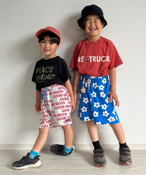 BREEZE（ブリーズ）の「カラバリイージーパンツ（その他パンツ・キッズ・ブラック/レッド/ブラウン/パープル/オフホワイト/サックスブルー/ライム/ピンク/イエロー/ブルー/グリーン/オレンジ/アイボリー/エメラルド/ストライプ/チャコール/ラベンダー/マスタード/レインボー/その他3・90/100/110/120/80/130/140）」の22枚目の写真