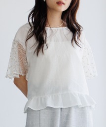 flower | ブルームスリーブトップ(シャツ/ブラウス)
