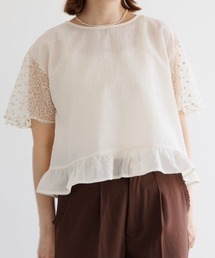 flower | ブルームスリーブトップ(シャツ/ブラウス)