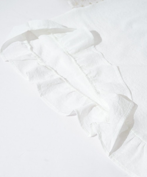 flower（フラワー）の「ブルームスリーブトップ（シャツ/ブラウス・レディース・アイボリー/ホワイト・FREE）」の7枚目の写真