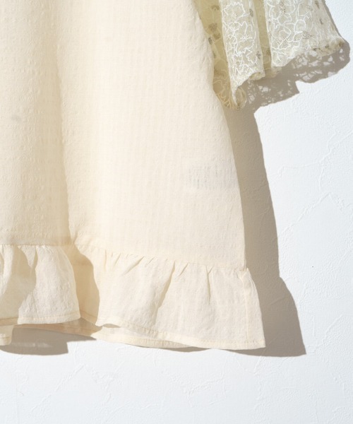 flower（フラワー）の「ブルームスリーブトップ（シャツ/ブラウス・レディース・アイボリー/ホワイト・FREE）」の18枚目の写真