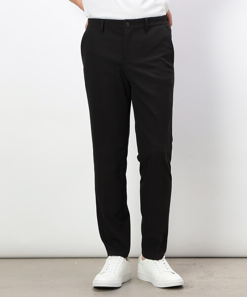 COMME CA ISM(コムサイズム)の「【セットアップ対応】ウォッシャブル サーフニット パンツ(スーツパンツ・メンズ・ネイビー/カーキ・SMALL/MEDIUM/LARGE/X-LARGE)」の6枚目の写真
