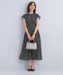green label relaxing | カッセン ウエストタック フレンチスリーブ ワンピース(ワンピース)
