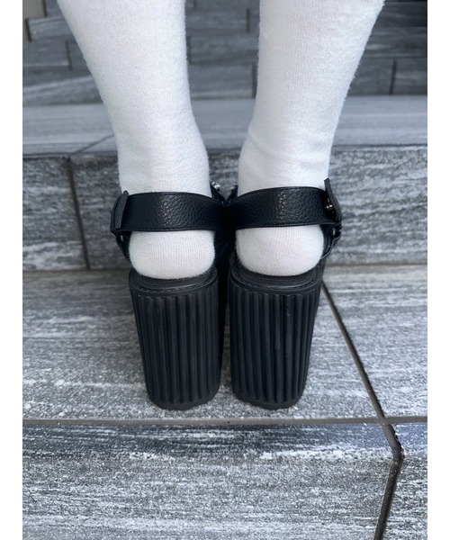 PAMEO POSE（パメオポーズ）の「Multi Bijou Sabot Shoes（サンダル・レディース・アイボリー/ブラック・37/38/39）」の13枚目の写真