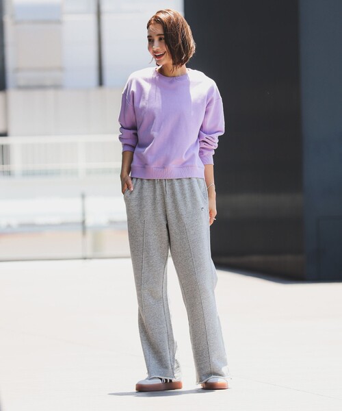 B:MING by BEAMS（ビーミングバイビームス）の「袖フォルム 裏毛 プルオーバー（スウェット・レディース・ブラック/ホワイト系その他5/パープル系その他5/チャコールグレー・ONE SIZE）」の13枚目の写真