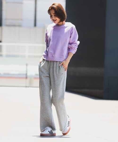 B:MING by BEAMS（ビーミングバイビームス）の「袖フォルム 裏毛 プルオーバー（スウェット・レディース・ブラック/ホワイト系その他5/パープル系その他5/チャコールグレー・ONE SIZE）」の15枚目の写真