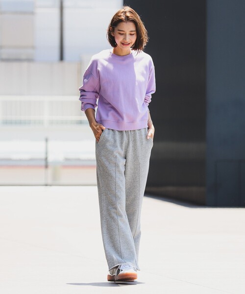 B:MING by BEAMS（ビーミングバイビームス）の「袖フォルム 裏毛 プルオーバー（スウェット・レディース・ブラック/ホワイト系その他5/パープル系その他5/チャコールグレー・ONE SIZE）」の16枚目の写真