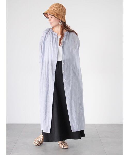 Lugnoncure(ルノンキュール)の「カットフレアスカート(スカート・レディース・ブラック/グレー/カーキ・F)」の21枚目の写真