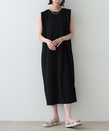 GALLEST | サイドラインカットジャージワンピース(ワンピース)
