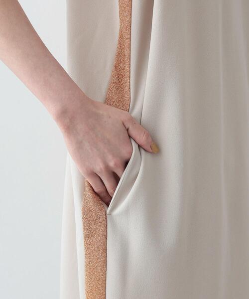 GALLEST(ギャレスト)の「◆サイドラインカットジャージワンピース(ワンピース・レディース・ライトグレー/ブラック・36/38)」の8枚目の写真