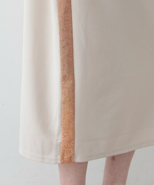 GALLEST(ギャレスト)の「◆サイドラインカットジャージワンピース(ワンピース・レディース・ライトグレー/ブラック・36/38)」の9枚目の写真