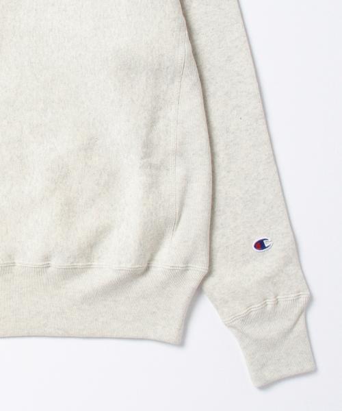 Champion（チャンピオン）の「CHAMPION / クルーネックスウェット（スウェット・レディース・オフホワイト/ブラック・SMALL）」の6枚目の写真