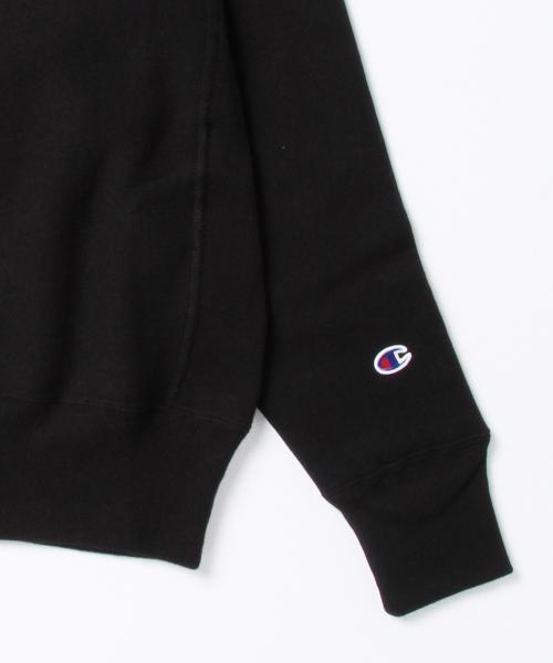 Champion（チャンピオン）の「CHAMPION / クルーネックスウェット（スウェット・レディース・オフホワイト/ブラック・SMALL）」の9枚目の写真