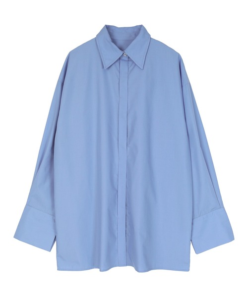 UR'S(ユアーズ)の「2wayワイドカフスシャツ(シャツ/ブラウス・レディース・ブルー/オフホワイト・S/M/L)」の20枚目の写真