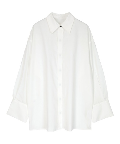 UR'S(ユアーズ)の「2wayワイドカフスシャツ(シャツ/ブラウス・レディース・ブルー/オフホワイト・S/M/L)」の19枚目の写真