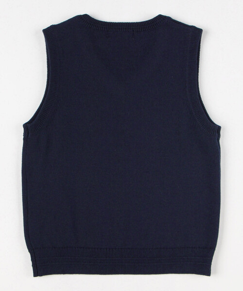 COMME CA ISM(コムサイズム)の「ベーシック ニット ベスト(100-130cm)(ベスト・キッズ・ネイビー/ブラック/グレー・100cm/120cm/130cm/110cm)」の6枚目の写真