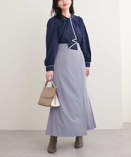 natural couture（ナチュラルクチュール）の「ベコベコ釦ラップ