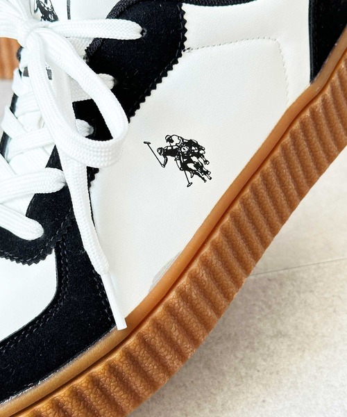 U.S. POLO ASSN.（ユーエスポロアッスン）の「【新色追加】GeeRA別注【U.S. POLO ASSN.】厚底スニーカー（スニーカー・レディース・ブラック/ホワイト/ホワイト系その他/キャメル・22.5cm/23cm/23.5cm/24cm/24.5cm）」の13枚目の写真