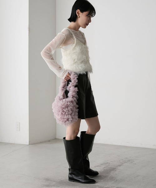 forksy.】フリンジデザインニットビスチェ forksy.│MONO-MART