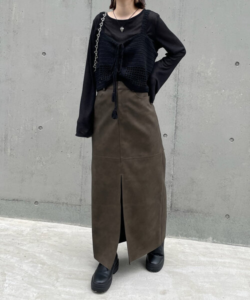 セール】[mline]クロシェ編みキャミ（キャミソール）｜mline