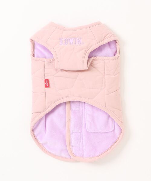 EDWIN（エドウィン）の「EDWIN/星柄キルティングリバースブルベスト（ペットウェア・レディース・ピンク/カーキ・XS/S/M/L/2L/3L）」の19枚目の写真
