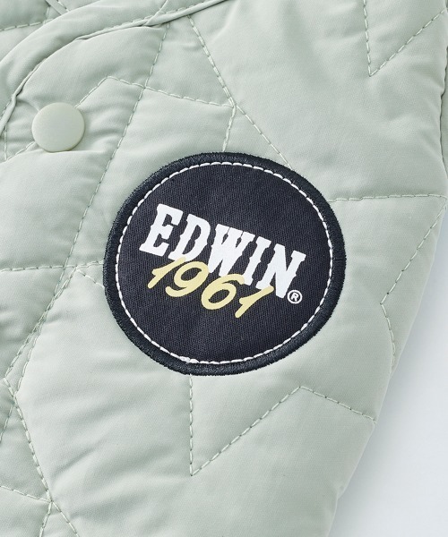 EDWIN（エドウィン）の「EDWIN/星柄キルティングリバースブルベスト（ペットウェア・レディース・ピンク/カーキ・XS/S/M/L/2L/3L）」の13枚目の写真