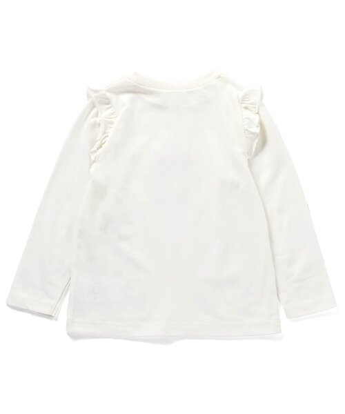 apres les cours（アプレレクール）の「7days Style/ワンポイント肩フリルTシャツ（Tシャツ/カットソー・キッズ・その他2/ラベンダー/ネイビー/ブラウン/ピンク/アイボリー/サックスブルー・80/90/100/110/120/130/140）」の22枚目の写真