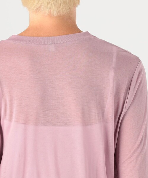 BASERANGE（ベースレンジ）の「BASE RANGE ロングスリーブカットソー（Tシャツ/カットソー・レディース・ライトパープル・S）」の6枚目の写真