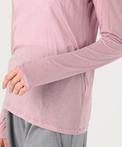 BASERANGE（ベースレンジ）の「BASE RANGE ロングスリーブカットソー（Tシャツ/カットソー・レディース・ライトパープル・S）」の7枚目の写真