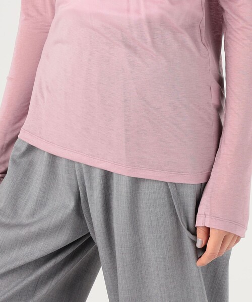 BASERANGE（ベースレンジ）の「BASE RANGE ロングスリーブカットソー（Tシャツ/カットソー・レディース・ライトパープル・S）」の8枚目の写真