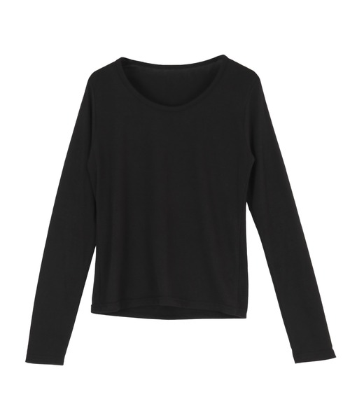 【WEB限定】トリコットシアーロングTシャツ セール】シアーロングTシャツ（日本製）ロンT（Tシャツ
