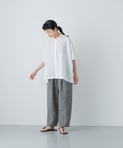かぐれ（カグレ）の「コットンスクエアポンチョシャツ（シャツ